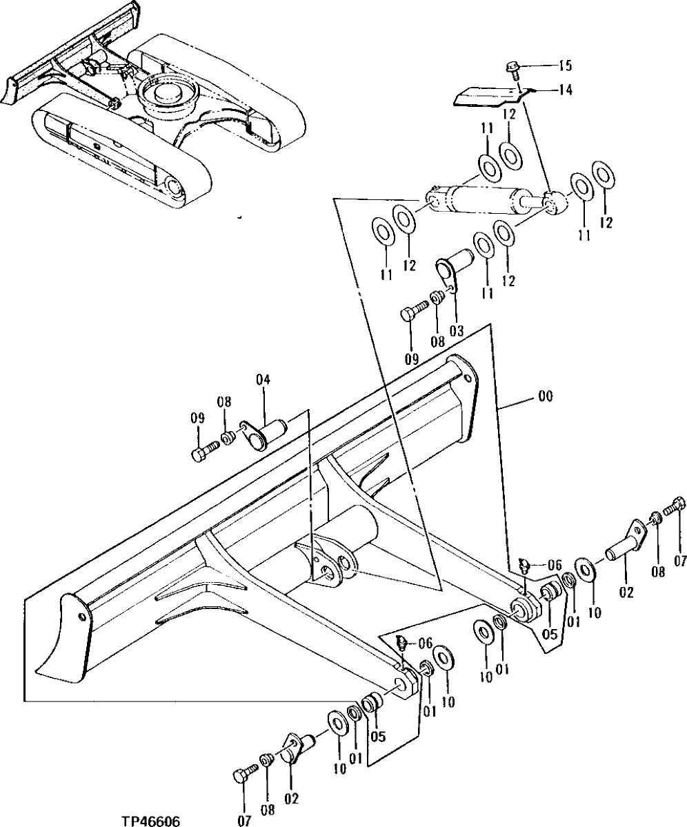 Схема запчастей John Deere 90E - 154 - Blade (010333 - ) 3302 BUCKETS, TEETH, SHANKS AND SIDECUTTERS