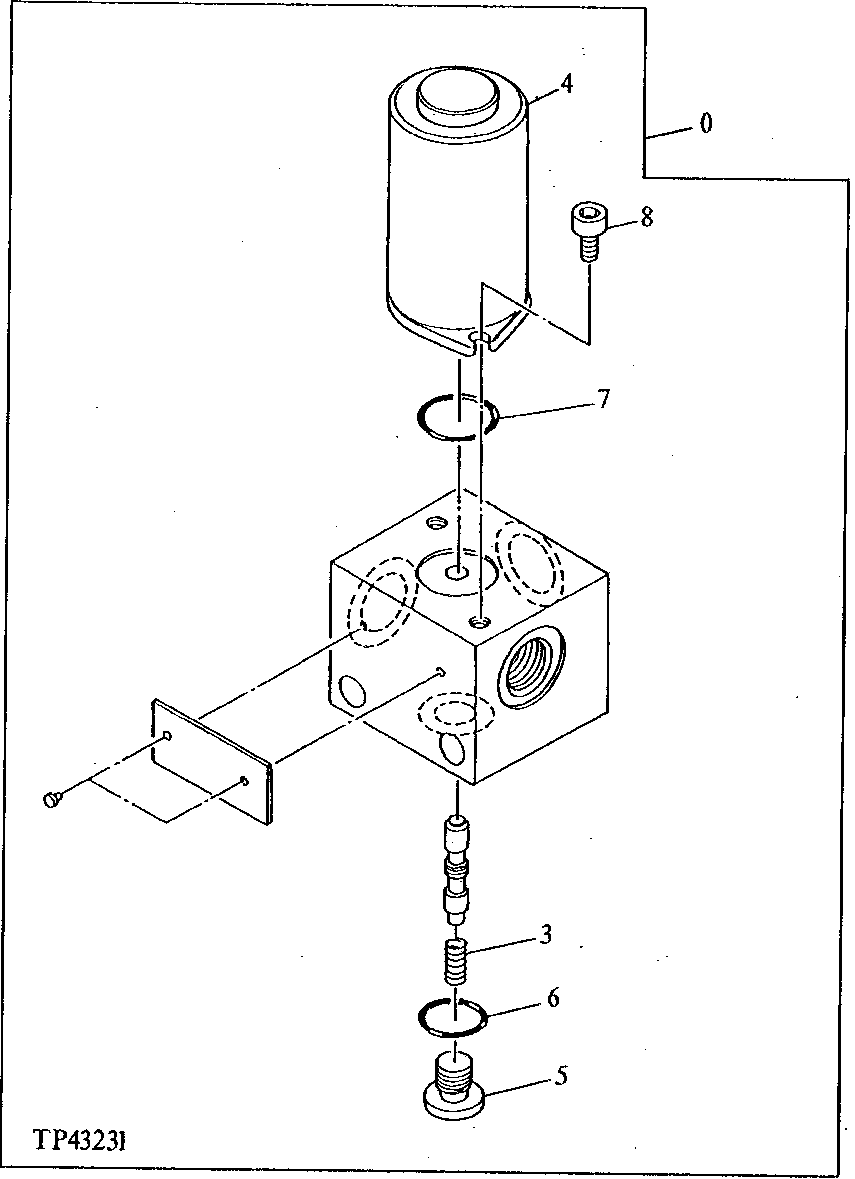 Схема запчастей John Deere 90E - 204 - Solenoid Valve 3360 HYDRAULIC SYSTEM