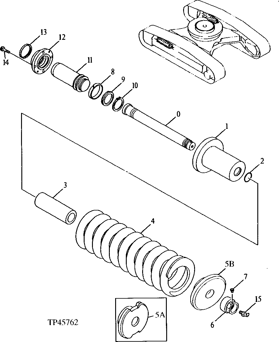 Схема запчастей John Deere 92ELC - 3 - Adjuster 0130 Track Systems