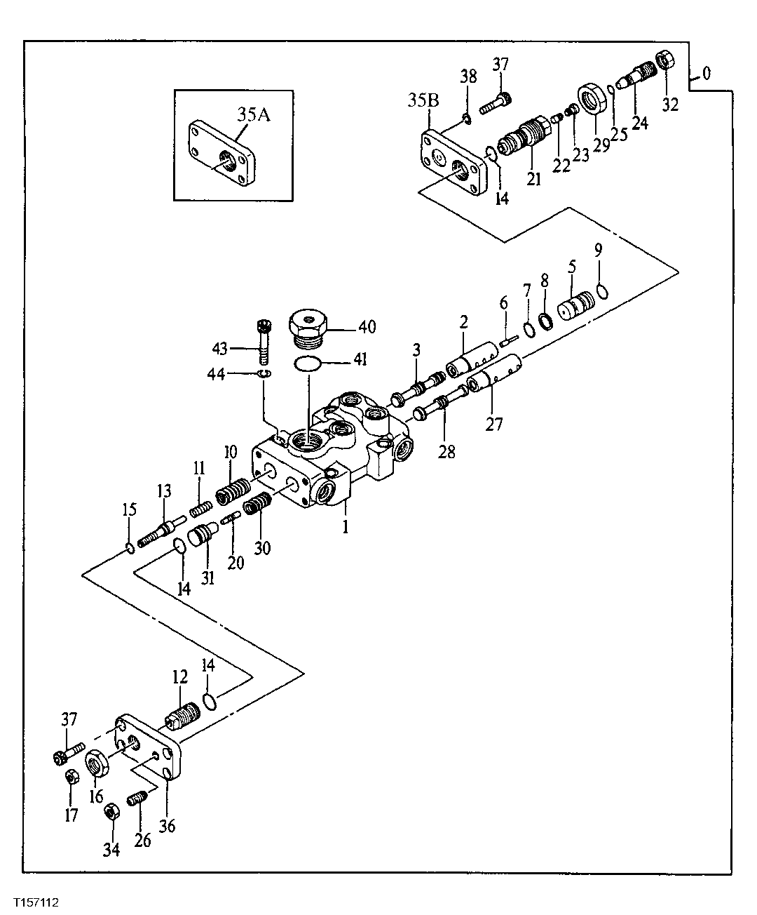 Схема запчастей John Deere 92ELC - 196 - Regulator 2160 Vehicle Hydraulics