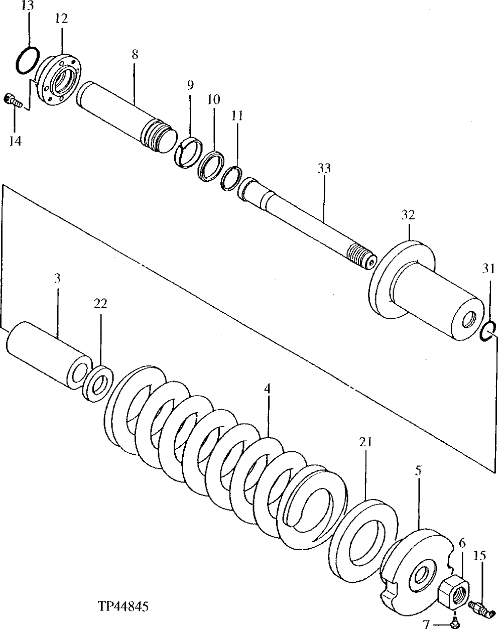 Схема запчастей John Deere 92ELC - 2 - Adjuster 0130 Track Systems