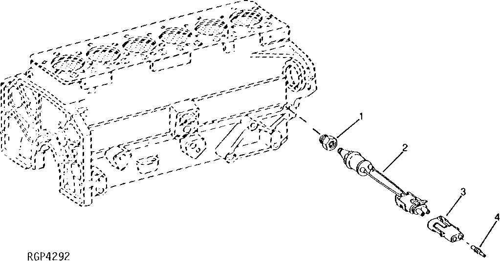 Схема запчастей John Deere 92ELC - 107 - Engine Oil Pressure Switch 1674 Wiring Harness And Switches