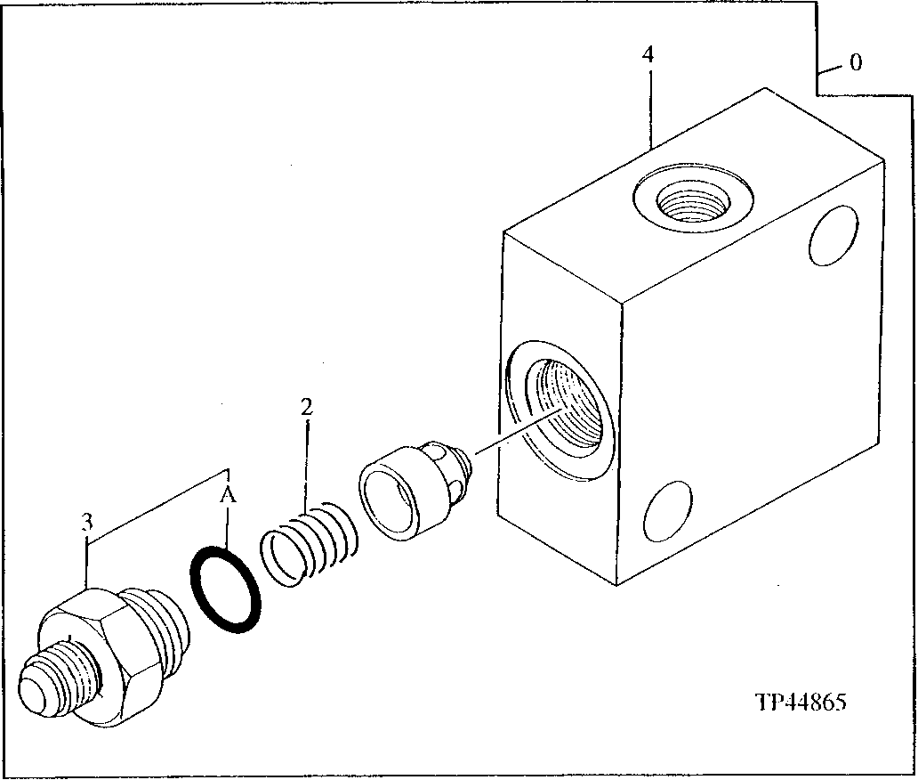 Схема запчастей John Deere 92ELC - 182 - Check Valve 2160 Vehicle Hydraulics