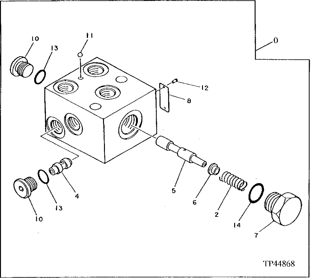 Схема запчастей John Deere 92ELC - 193 - Valve 2160 Vehicle Hydraulics