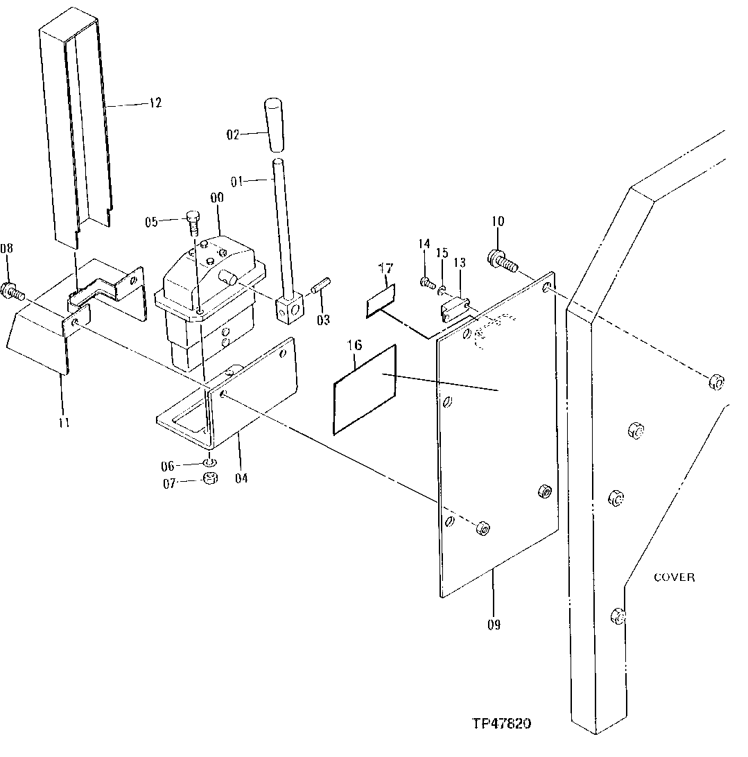 Схема запчастей John Deere 92ELC - 281 - COUNTERWEIGHT REMOVAL PILOT VALVE 3360 HYDRAULIC SYSTEM