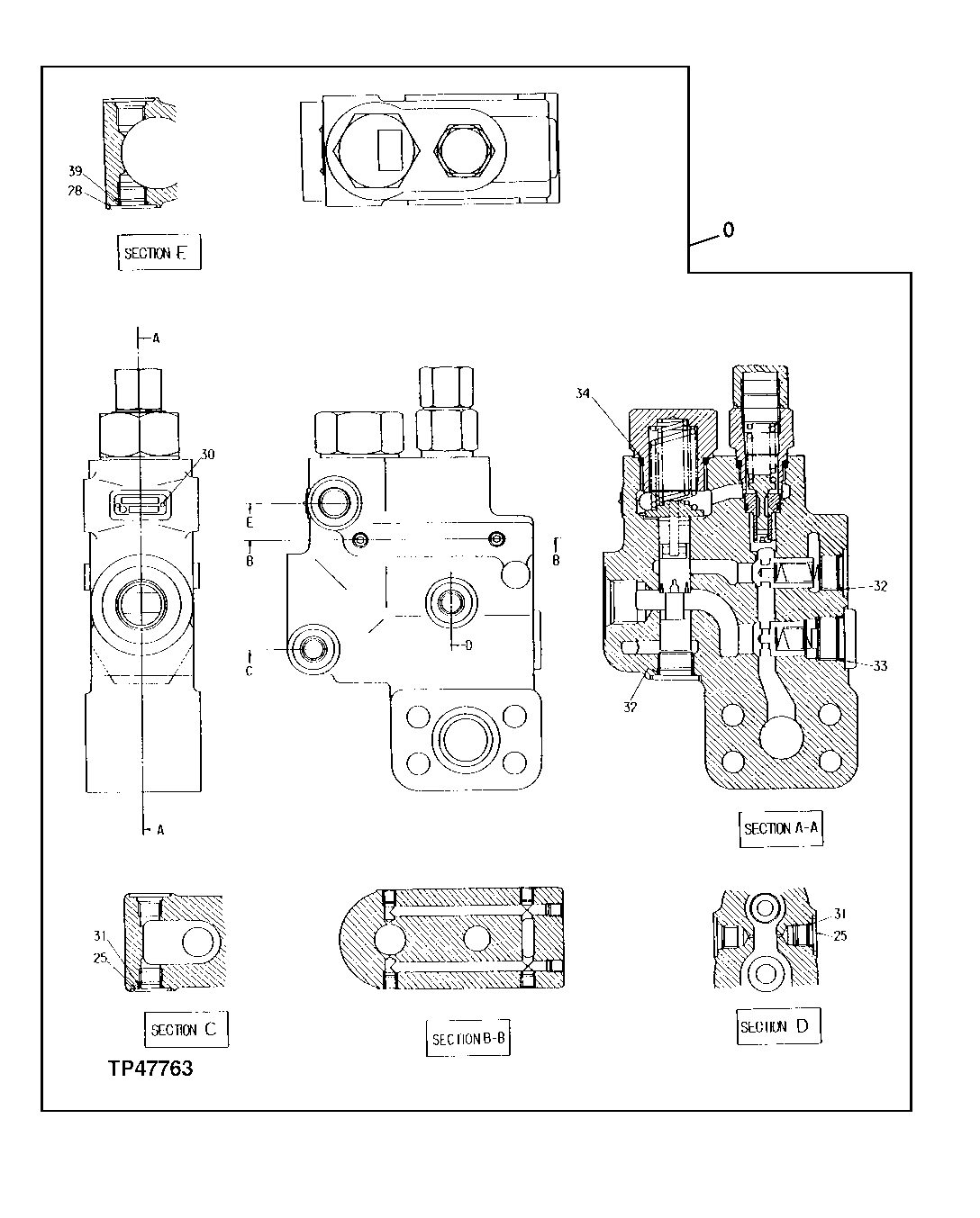 Схема запчастей John Deere 92DLC - 197 - BOOM LOAD LOWERING VALVE 3360 HYDRAULIC SYSTEM