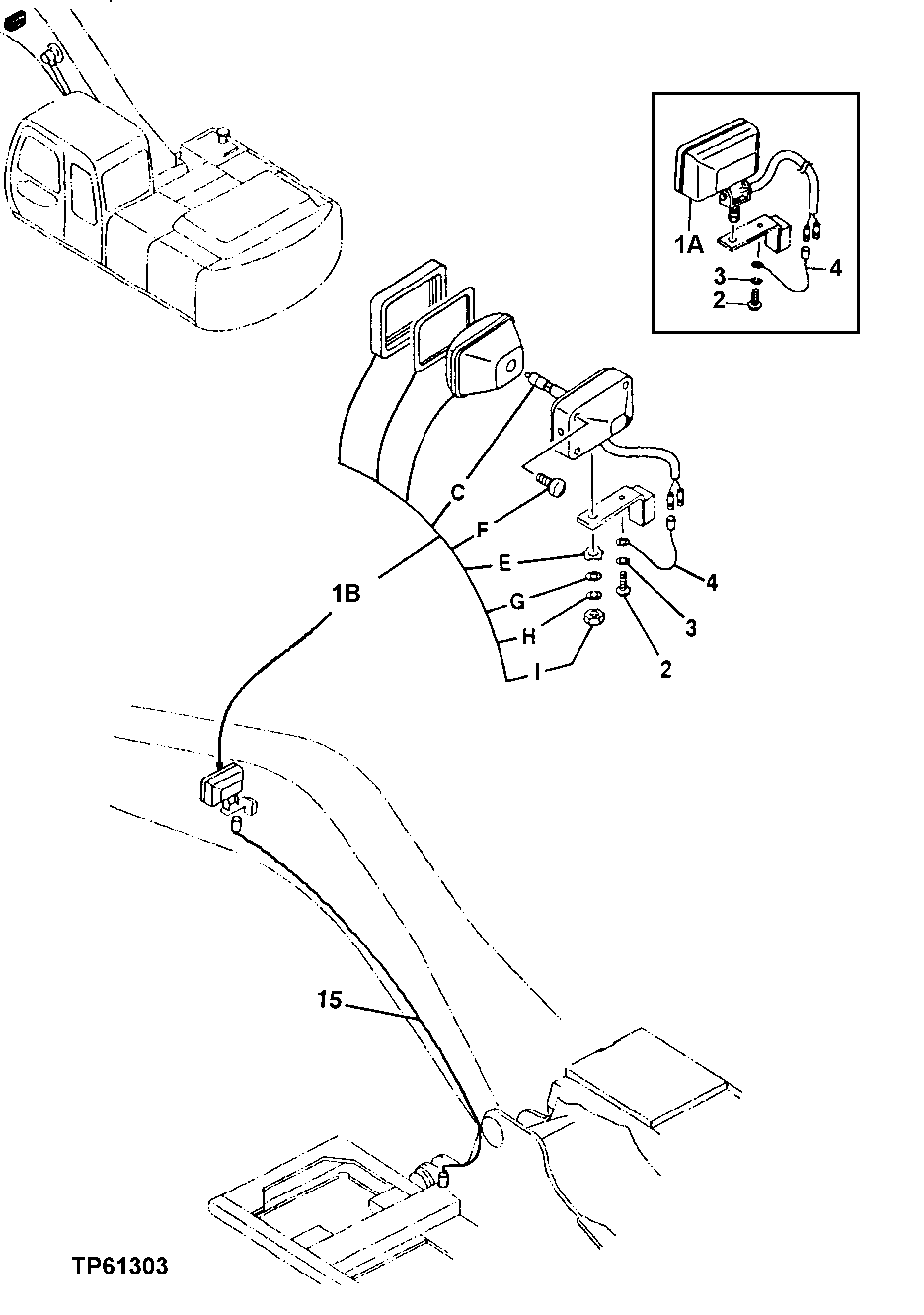 Схема запчастей John Deere 20 - 202 - ELECTRIC PARTS 1674 Wiring Harness And Switches