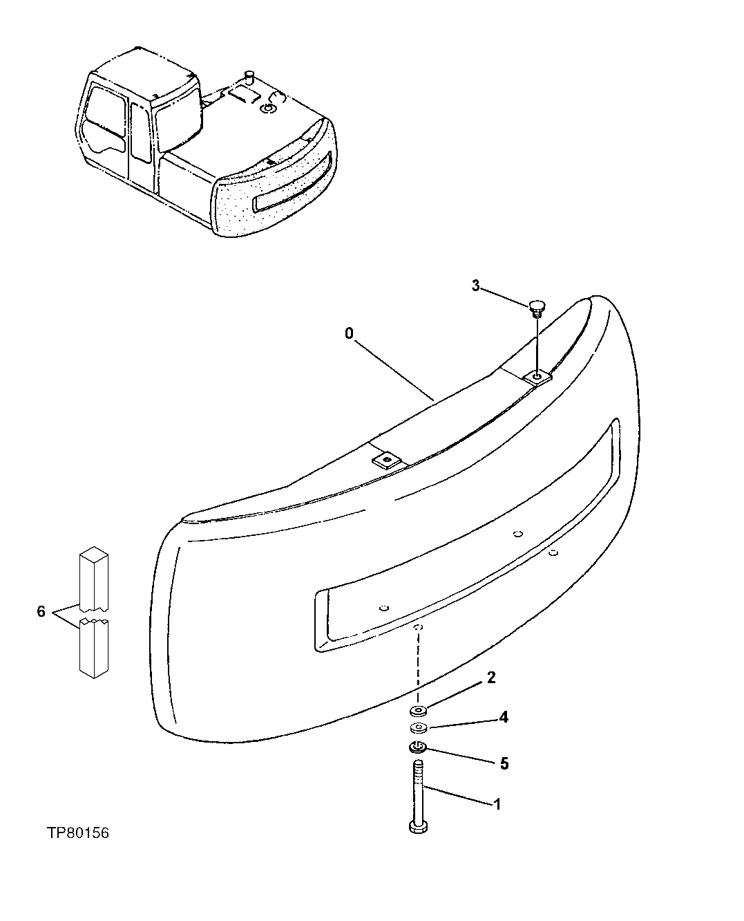 Схема запчастей John Deere 20 - 215 - Counterweight 1740 Frame Installation