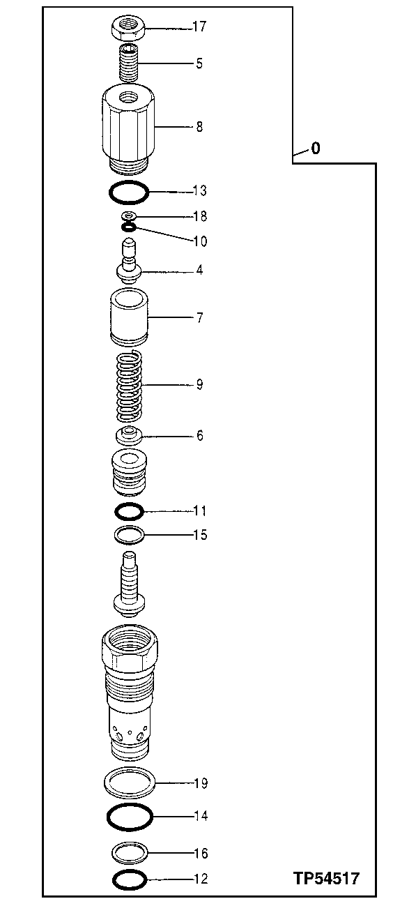 Схема запчастей John Deere 20 - 378 - Relief Valve 4360 Hydraulics