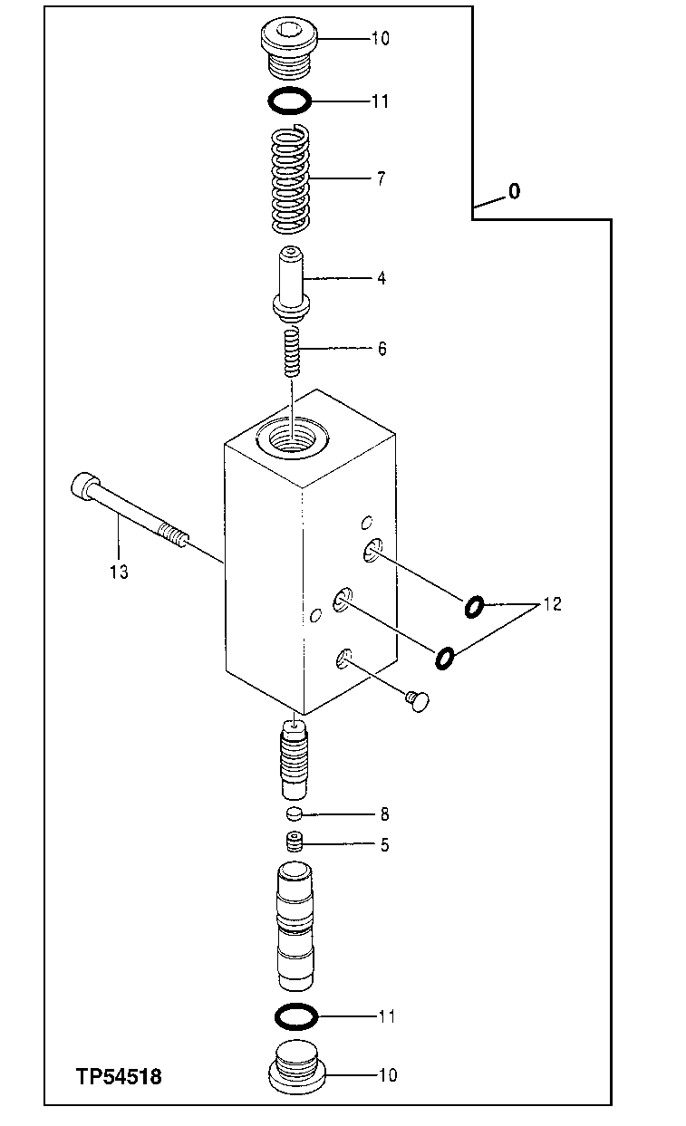 Схема запчастей John Deere 20 - 379 - TIMER VALVE 4360 Hydraulics