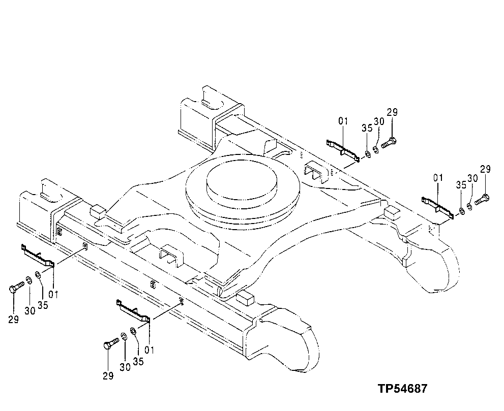 Схема запчастей John Deere 50LC - 2 - TRACK STEP 0130 Track Systems