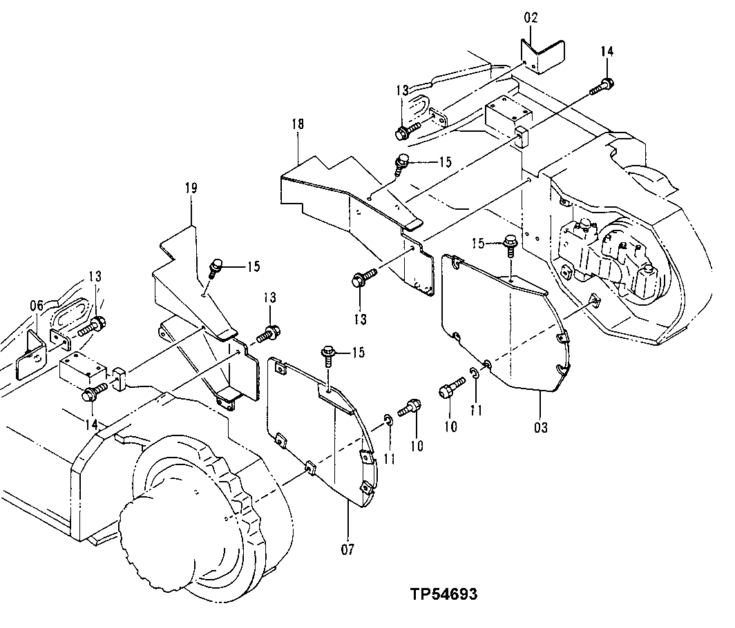 Схема запчастей John Deere 50LC - 16 - Travel Motor Cover 0260 Hydraulic System