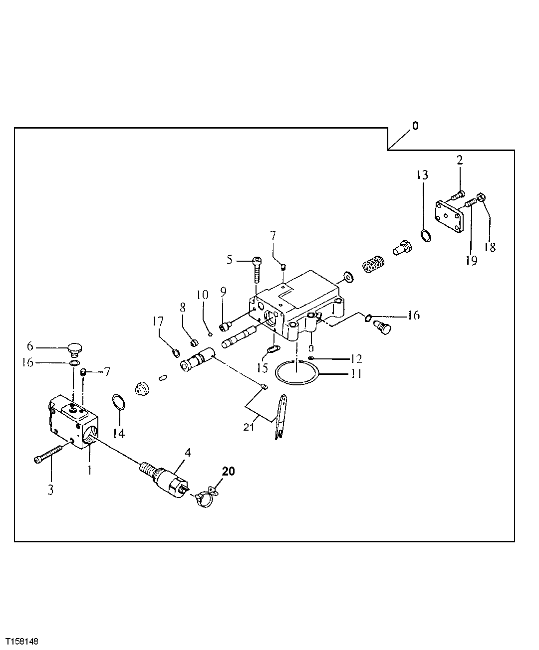 Схема запчастей John Deere 50LC - 181 - Regulator 2160 Vehicle Hydraulics