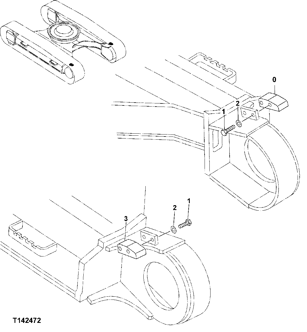 Схема запчастей John Deere 30LC - 3 - Track Guide 0130 Track Systems