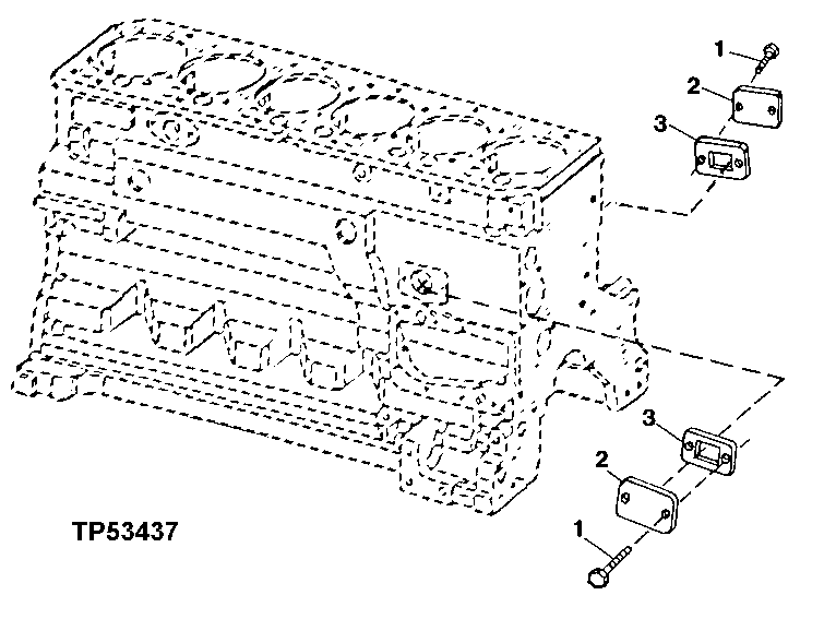 Схема запчастей John Deere 30LC - 36 - Engine Oil Filler Opening Cover (046291 - ) 0407A Engine Oiling System TO6068HT051 TO6068HT051