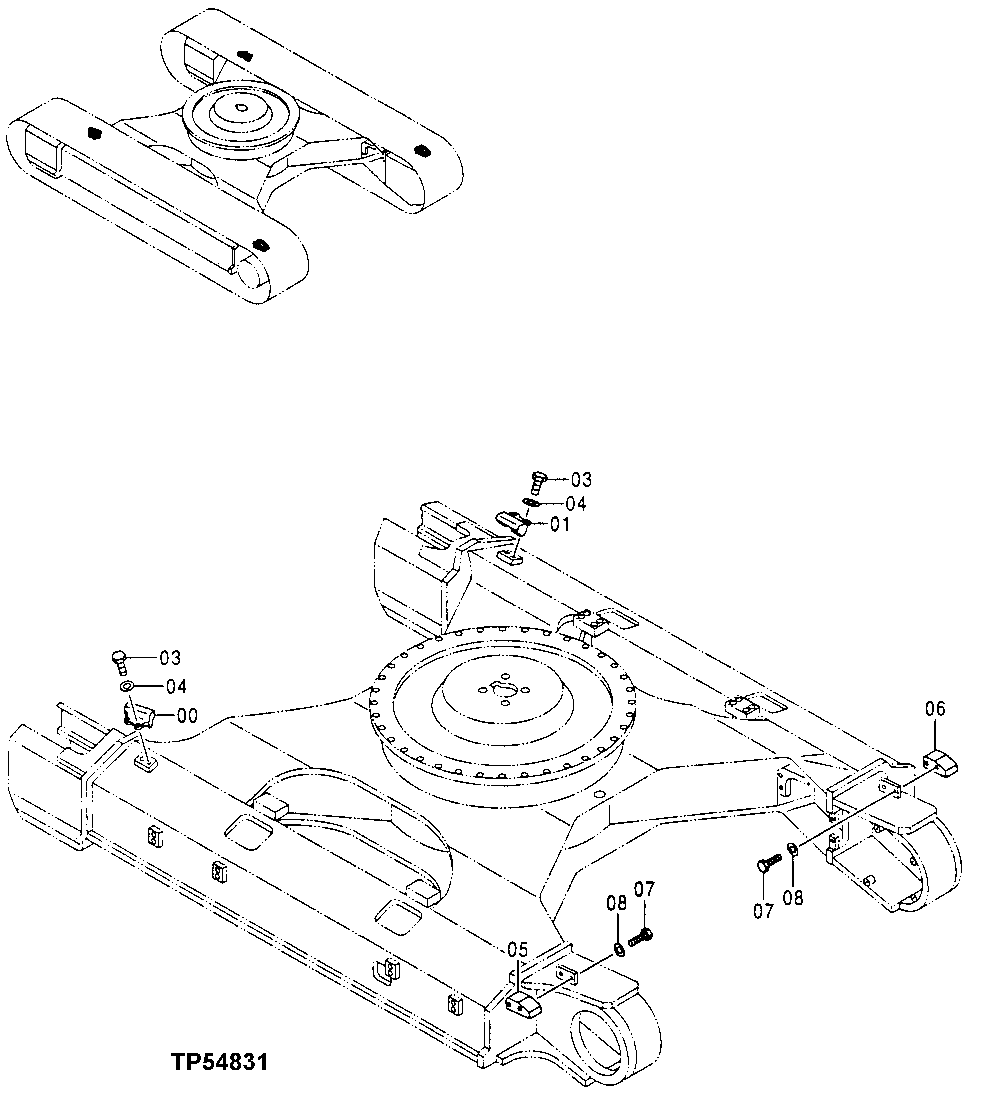 Схема запчастей John Deere 70LC - 3 - TRACK LINK GUIDE 0130 Track Systems