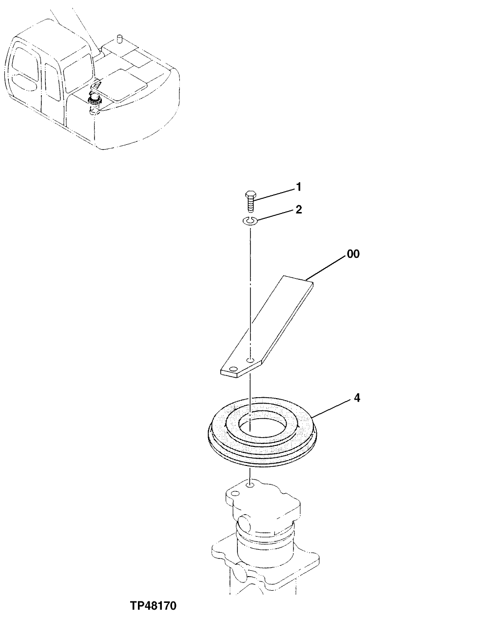 Схема запчастей John Deere 10 - 12 - ROTARY MANIFOLD, AUXILIARY 0260 Axles, Diff. & Susp. Sys. Hyd