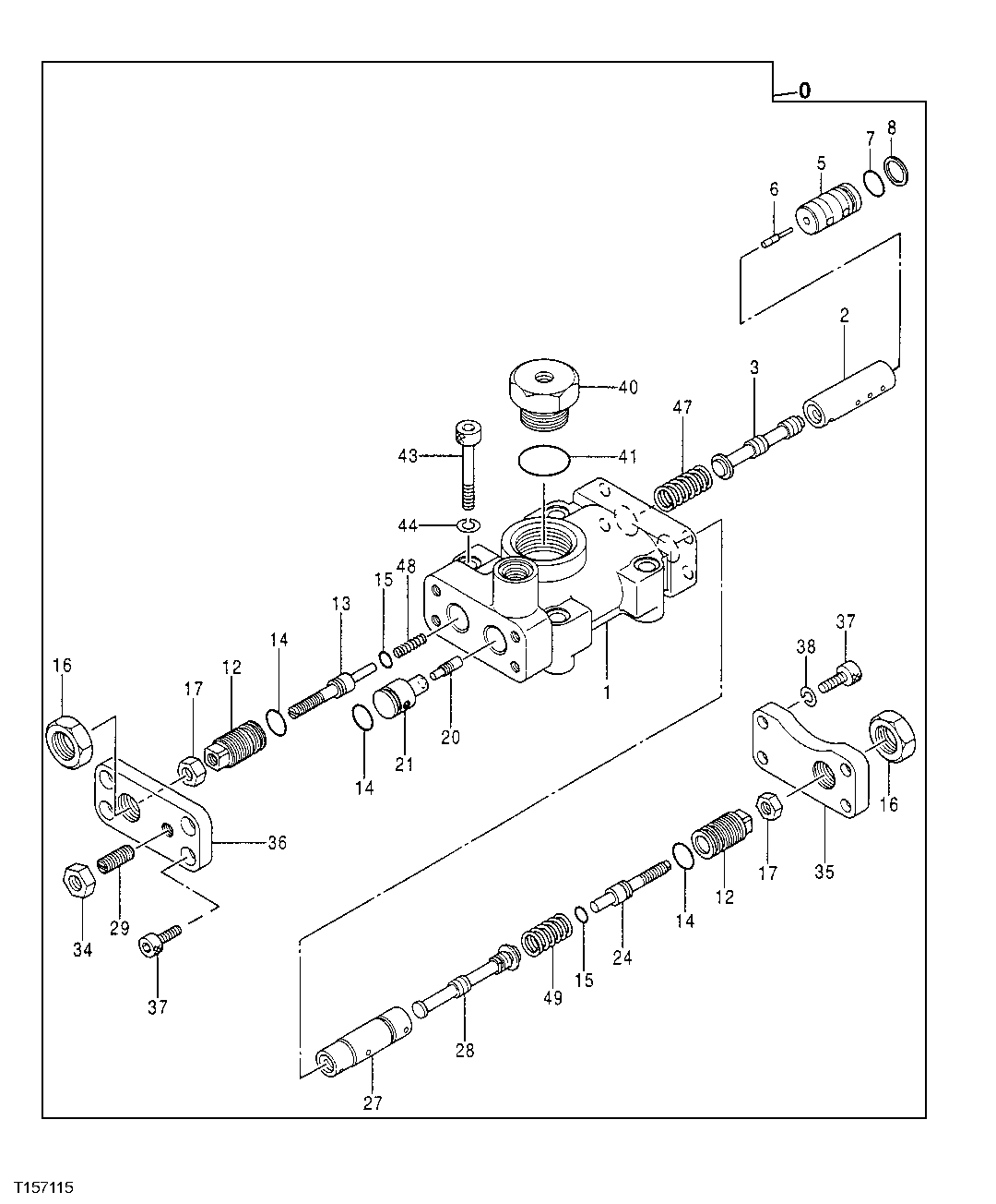 Схема запчастей John Deere 10 - 213 - Regulator 2160 Vehicle Hydraulics