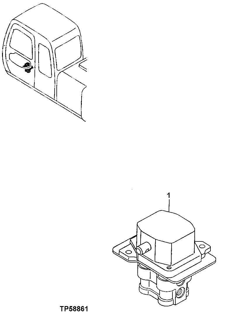 Схема запчастей John Deere 10 - 239 - Propel Pilot Valve 3315 Control Linkage