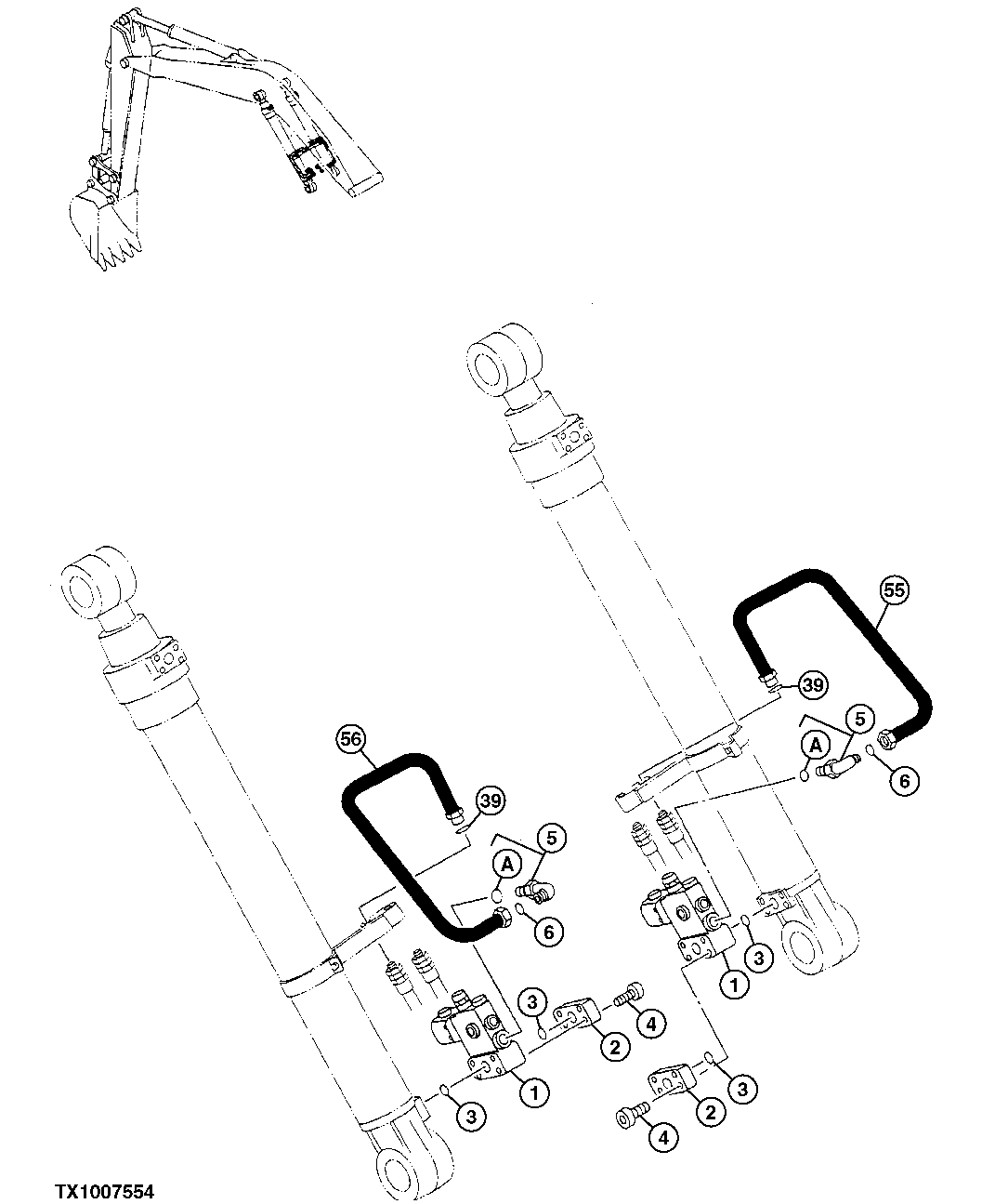 Схема запчастей John Deere 10 - 302 - Flow Control, Hydraulic Valve 3360 Hydraulic System