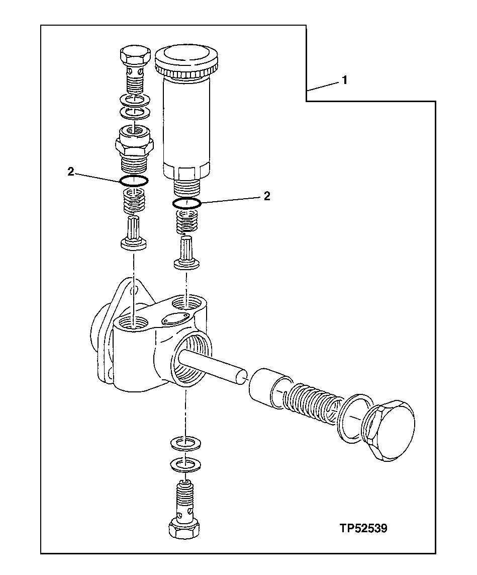 Схема запчастей John Deere 0 - 33 - Fuel Transfer Pump 0413 Fuel Injection System