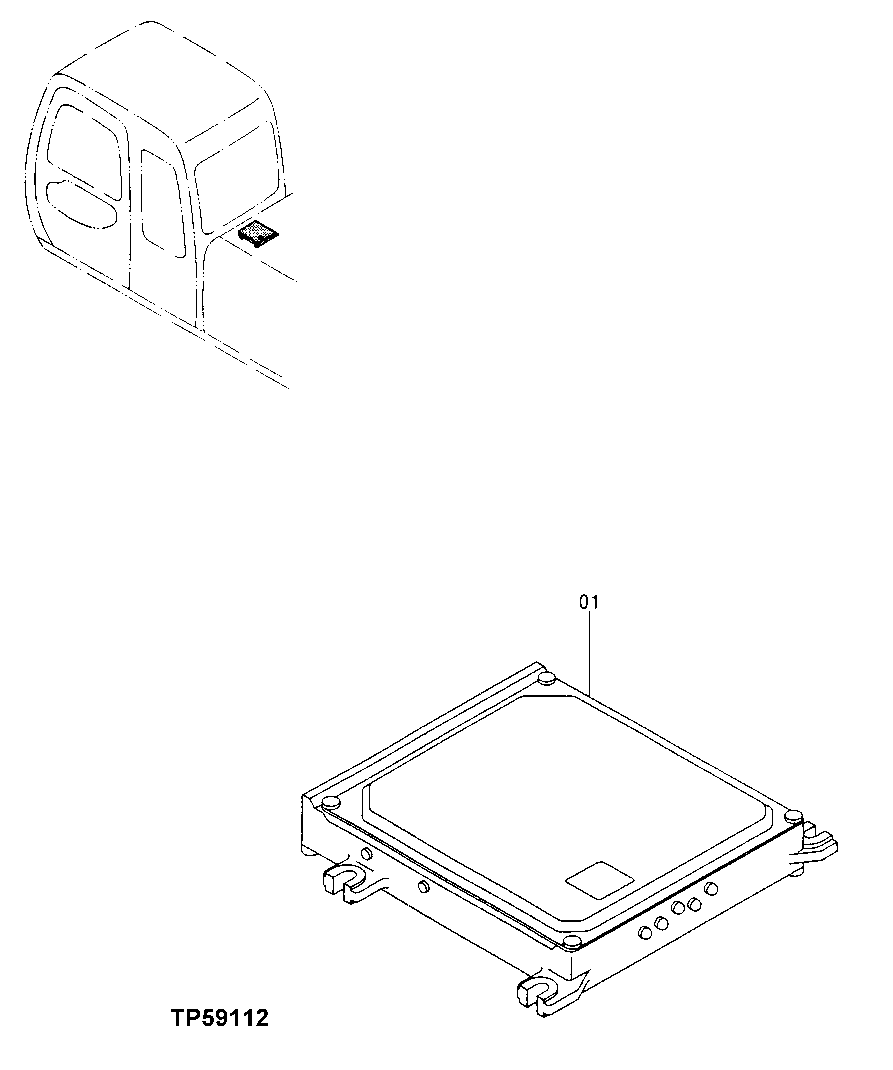 Схема запчастей John Deere 0 - 62 - Vehicle Controller 1674 Wiring Harness & Switches