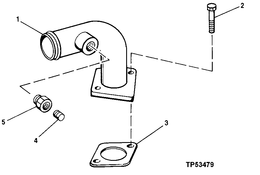 Схема запчастей John Deere 30LCR - 133 - Air Intake System 0414B Intake Manifold PE6068HT051 PE6068HT051