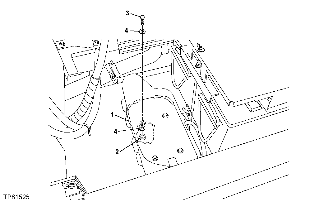 Схема запчастей John Deere 30LCR - 192 - DECONTAMINATION CAN MOUNT 2005 Toolbox