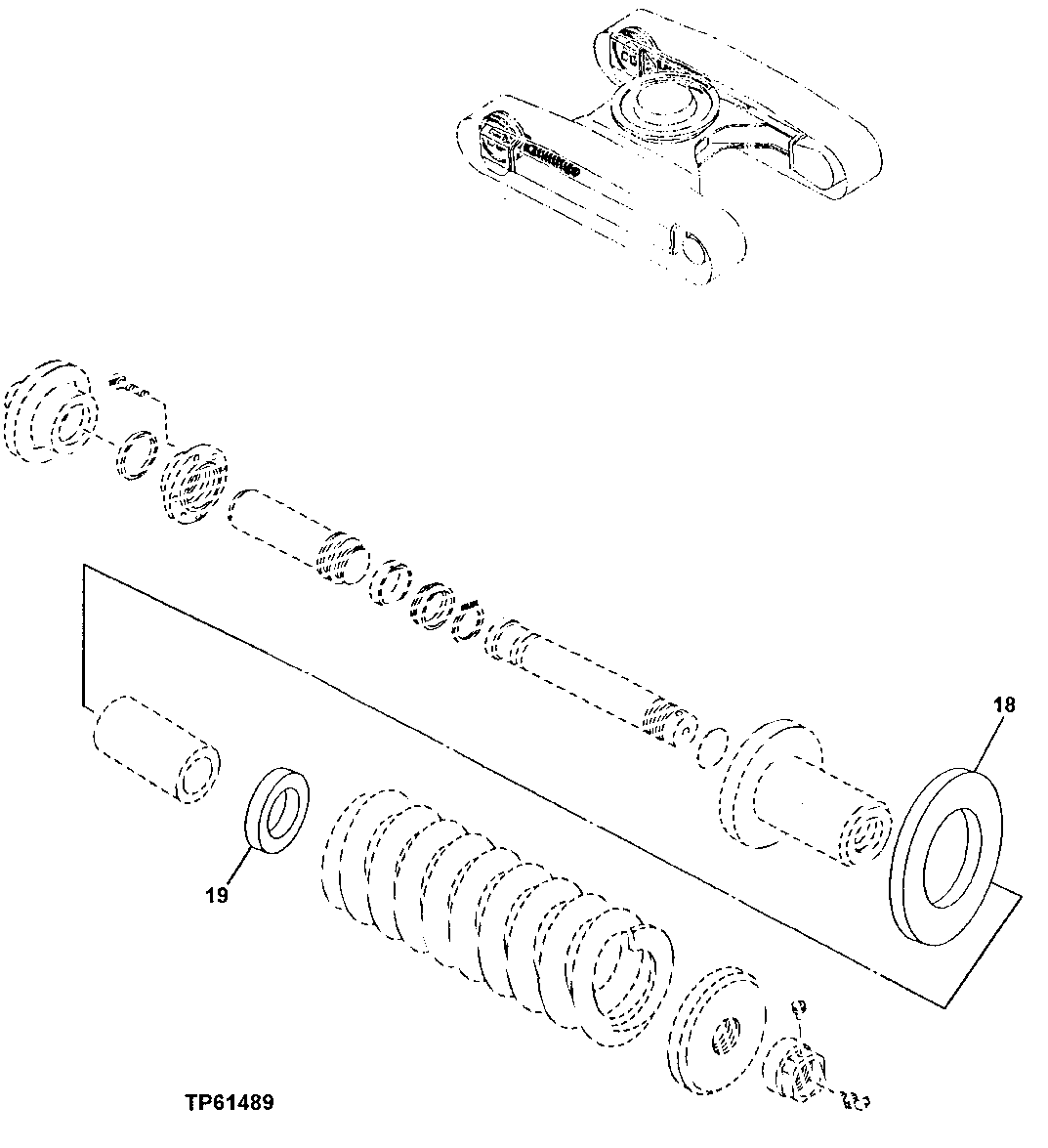 Схема запчастей John Deere 200LC, 330LC, 370 - 6 - Adjuster 0130 Track Systems