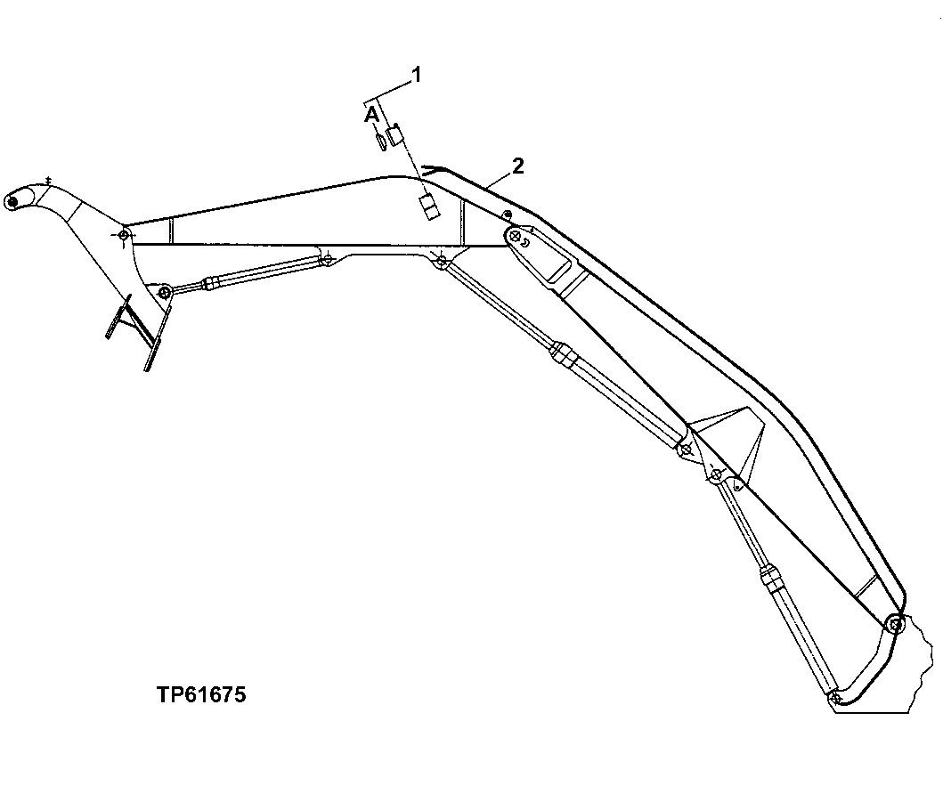 Схема запчастей John Deere 200LC, 330LC, 370 - 30 - ARM LIGHTS 1674 Wiring Harness And Switches