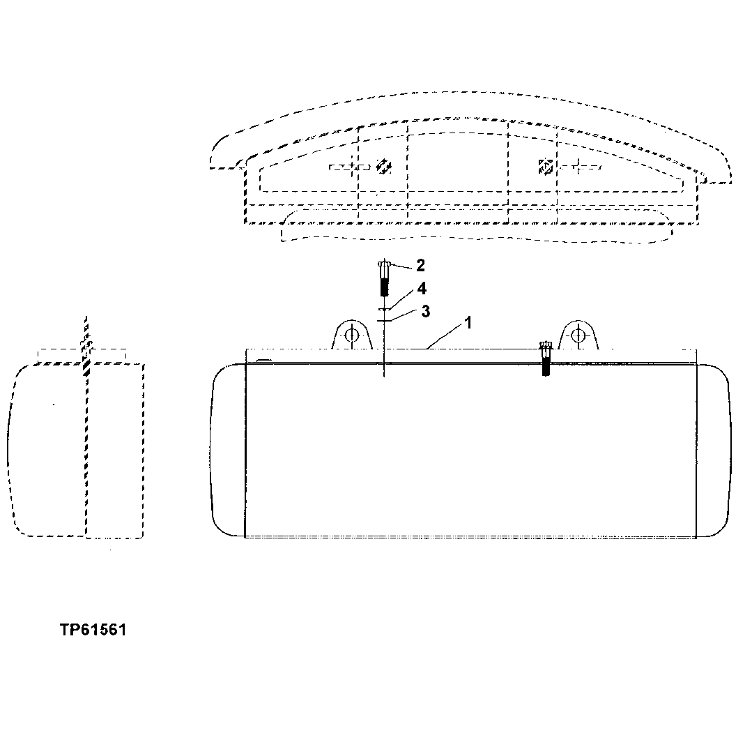 Схема запчастей John Deere 200LC, 330LC, 370 - 50 - BOLT ON ADDITIONAL COUNTERWEIGHT 1740 Frame Installation