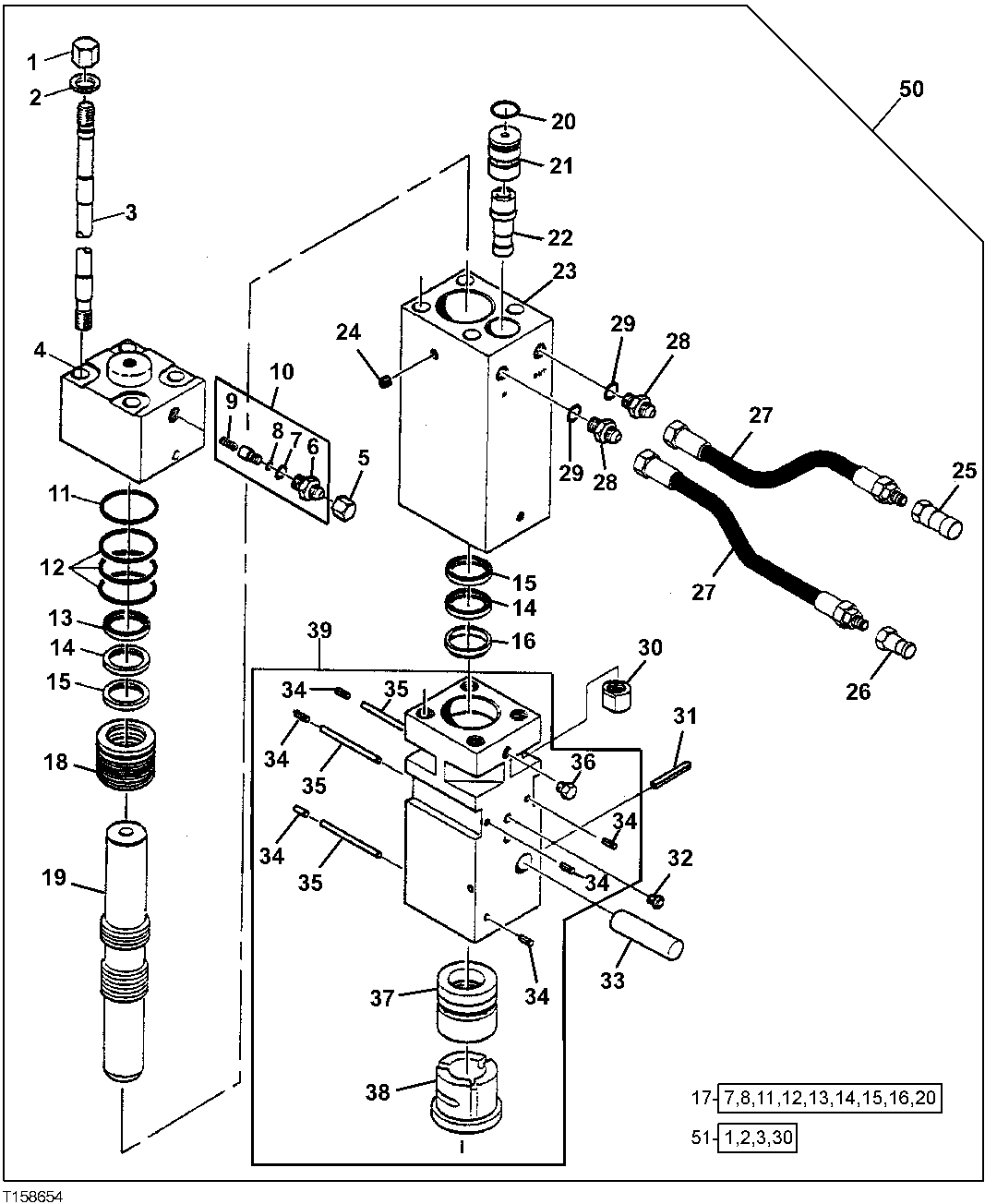 Схема запчастей John Deere 0ZTS - 128 - Hydraulic Breaker (HB75) 3302 BUCKETS, TEETH, SHANKS AND SIDECUTTERS