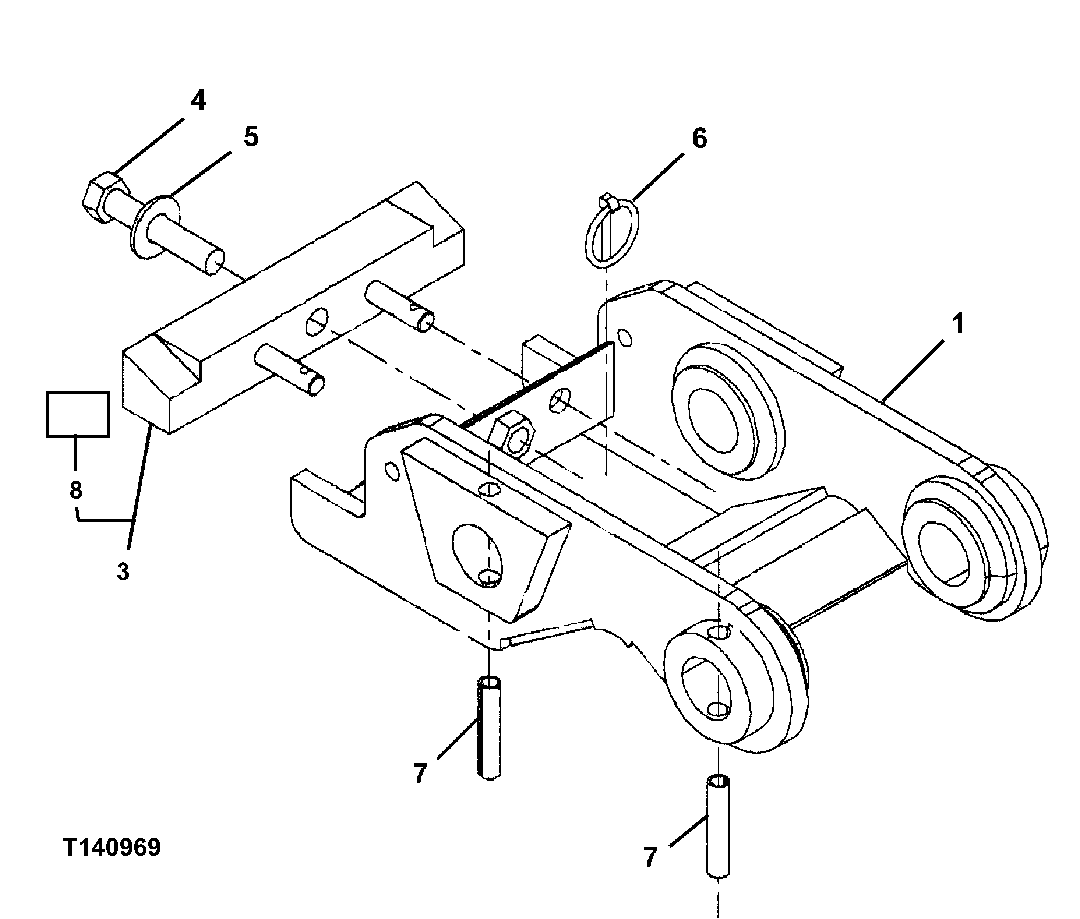 Схема запчастей John Deere 0ZTS - 194 - Quick Coupler 3360 HYDRAULIC SYSTEM