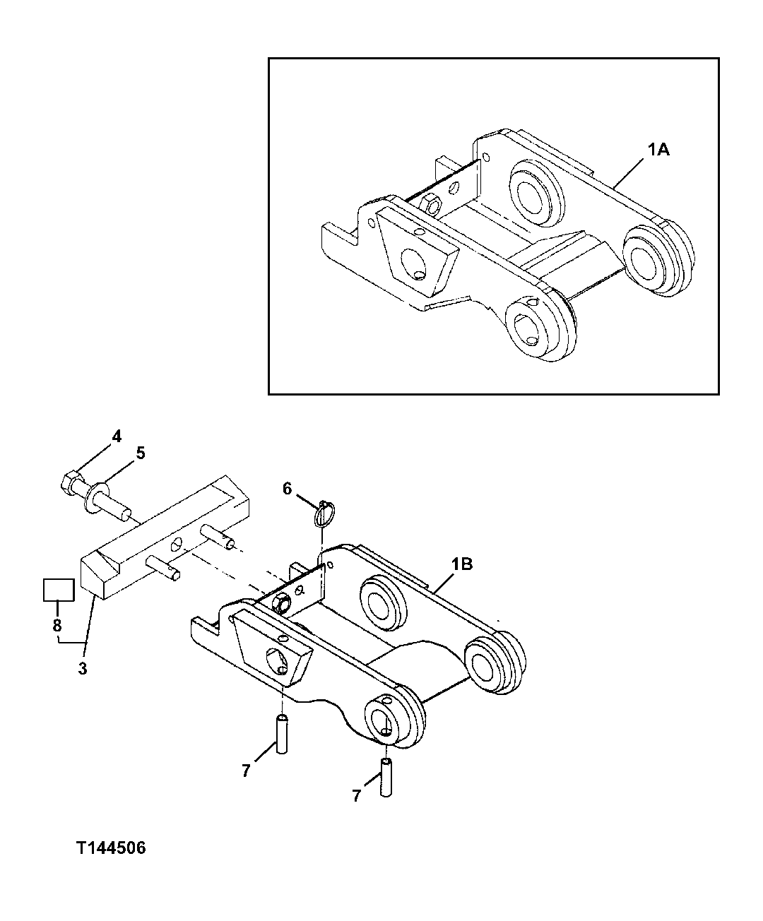 Схема запчастей John Deere 7ZTS - 191 - Quick Coupler 3360 HYDRAULIC SYSTEM