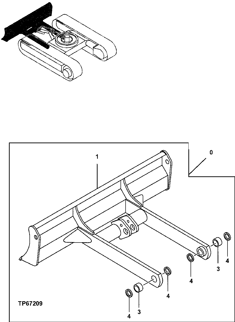 Схема запчастей John Deere 7ZTS - 197 - Blade 3401 BLADES