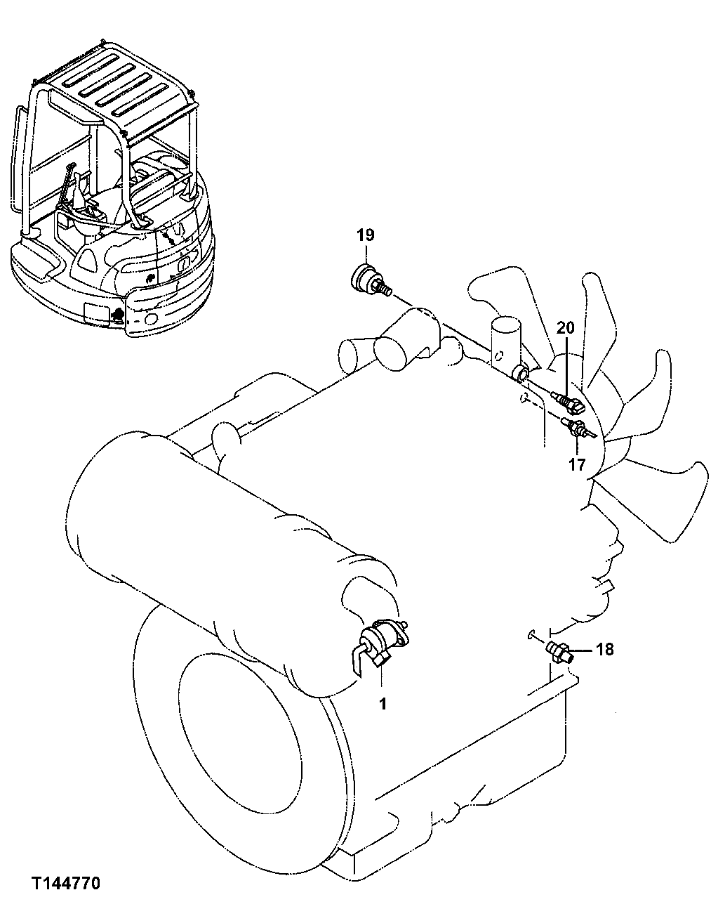 Схема запчастей John Deere 5ZTS - 59 - ELECTRIC PARTS 1674 WIRING HARNESS AND SWITCHES