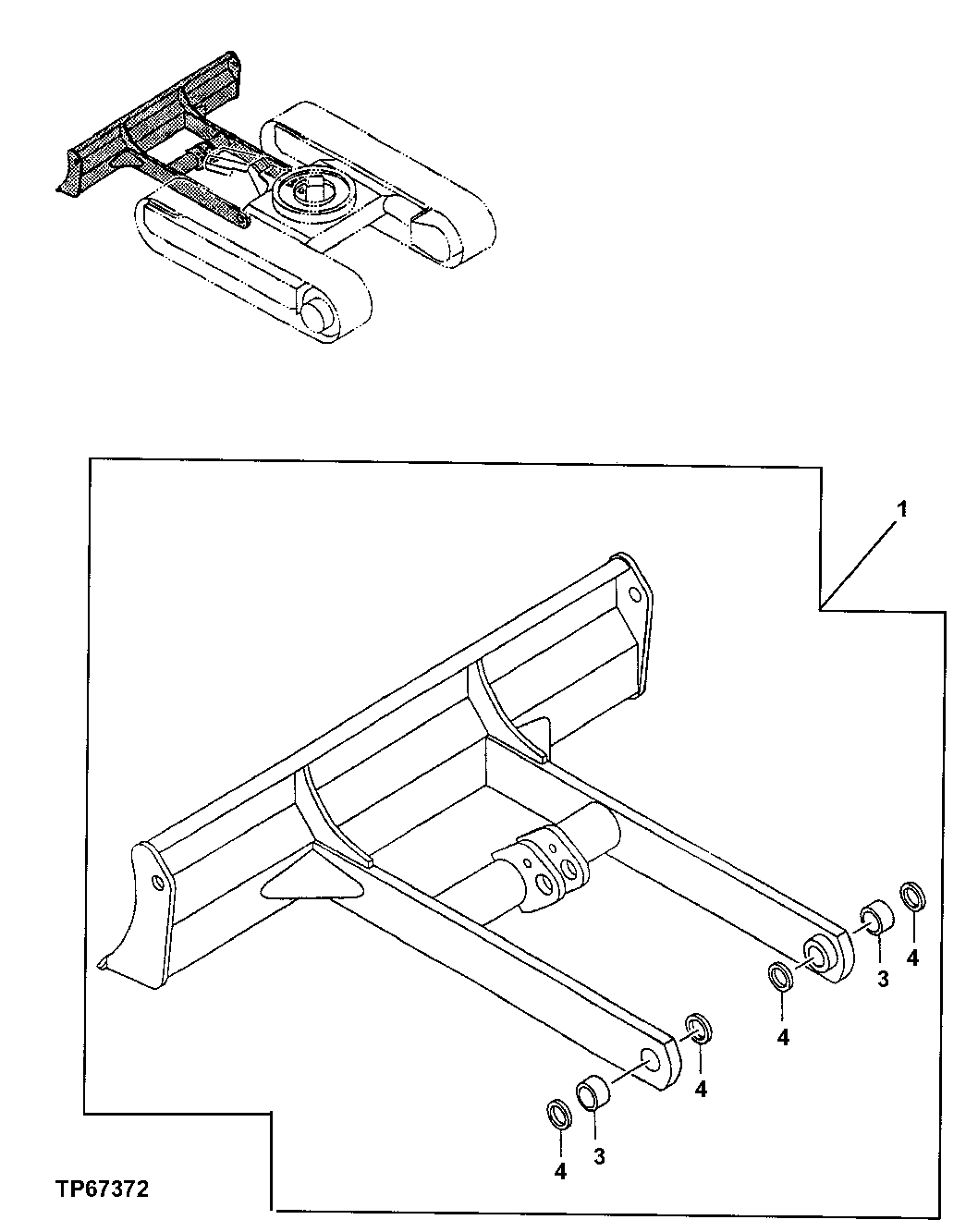 Схема запчастей John Deere 5ZTS - 184 - BLADE 3401 BLADES