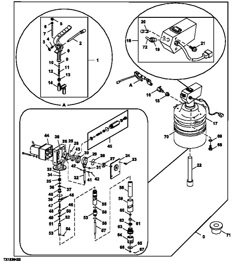 Схема запчастей John Deere 50LC - 32 - Lubricator Parts 1369 Greases, Oils, Fuels & Coolants