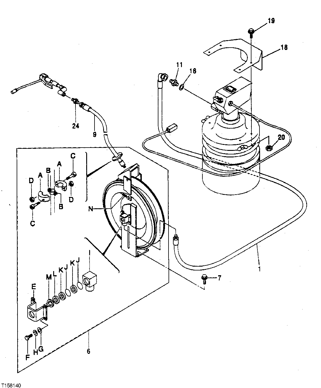 Схема запчастей John Deere 50LC - 33 - Lubricator Parts 1369 Greases, Oils, Fuels & Coolants