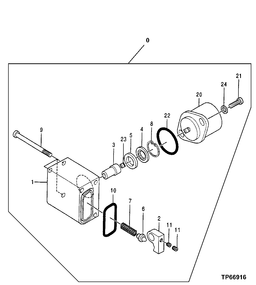 Схема запчастей John Deere 50LC - 115 - Pump Angle Sensor 2160 Vehicle Hydraulics