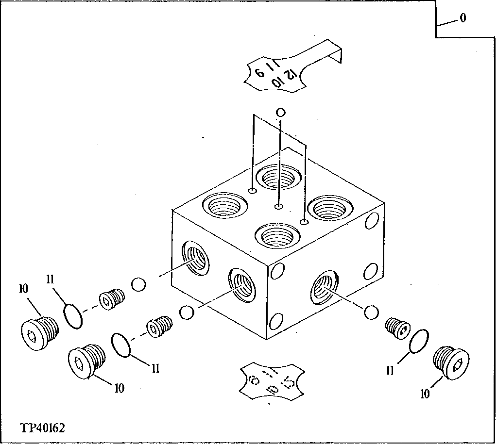Схема запчастей John Deere 50LC - 179 - Shuttle Valve 3360 Hydraulic System