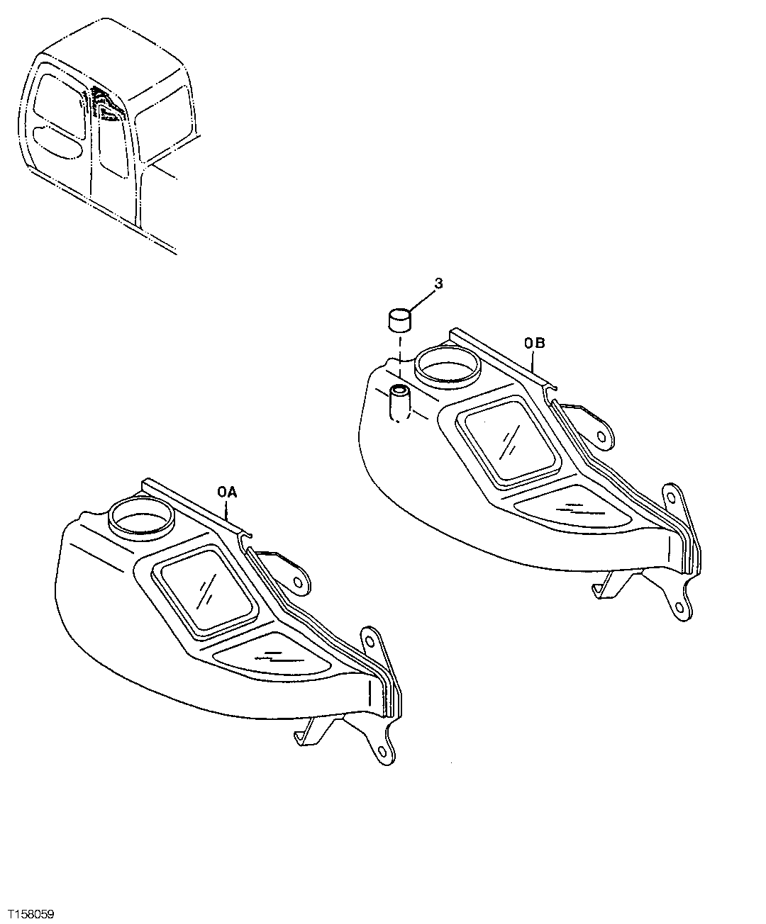 Схема запчастей John Deere 50 - 43 - Monitor 1674 Wiring Harness And Switches