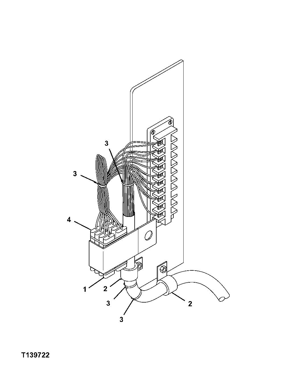 Схема запчастей John Deere 330LC, 370 - 42 - WIRE HARNESS, BUTT-N-TOP CONTROL DIODES 1674A Wiring Harness And Switches (Standard)