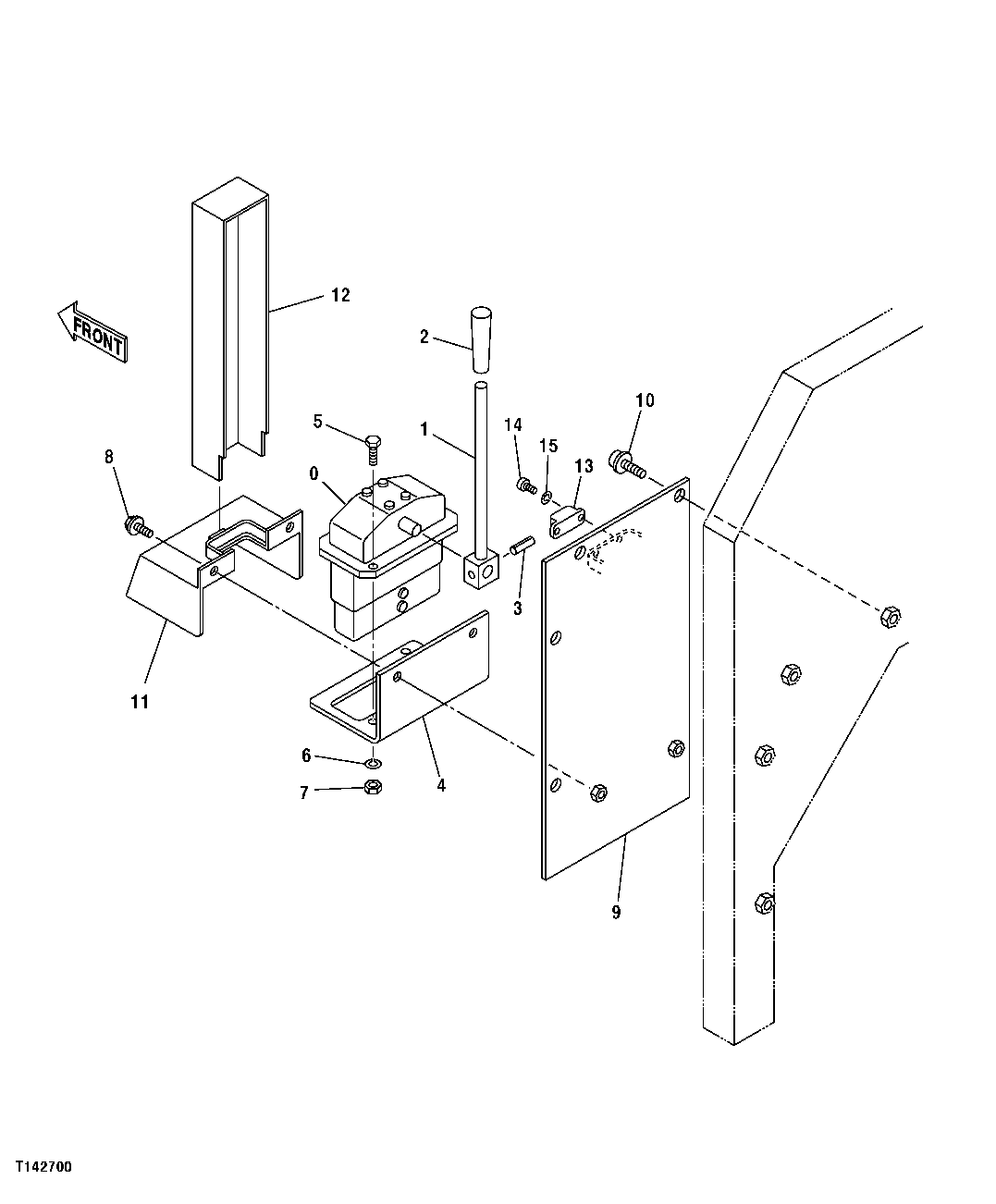 Схема запчастей John Deere 50CLC - 295 - COUNTERWEIGHT REMOVAL CONTROL VALVE 3360 HYDRAULIC SYSTEM