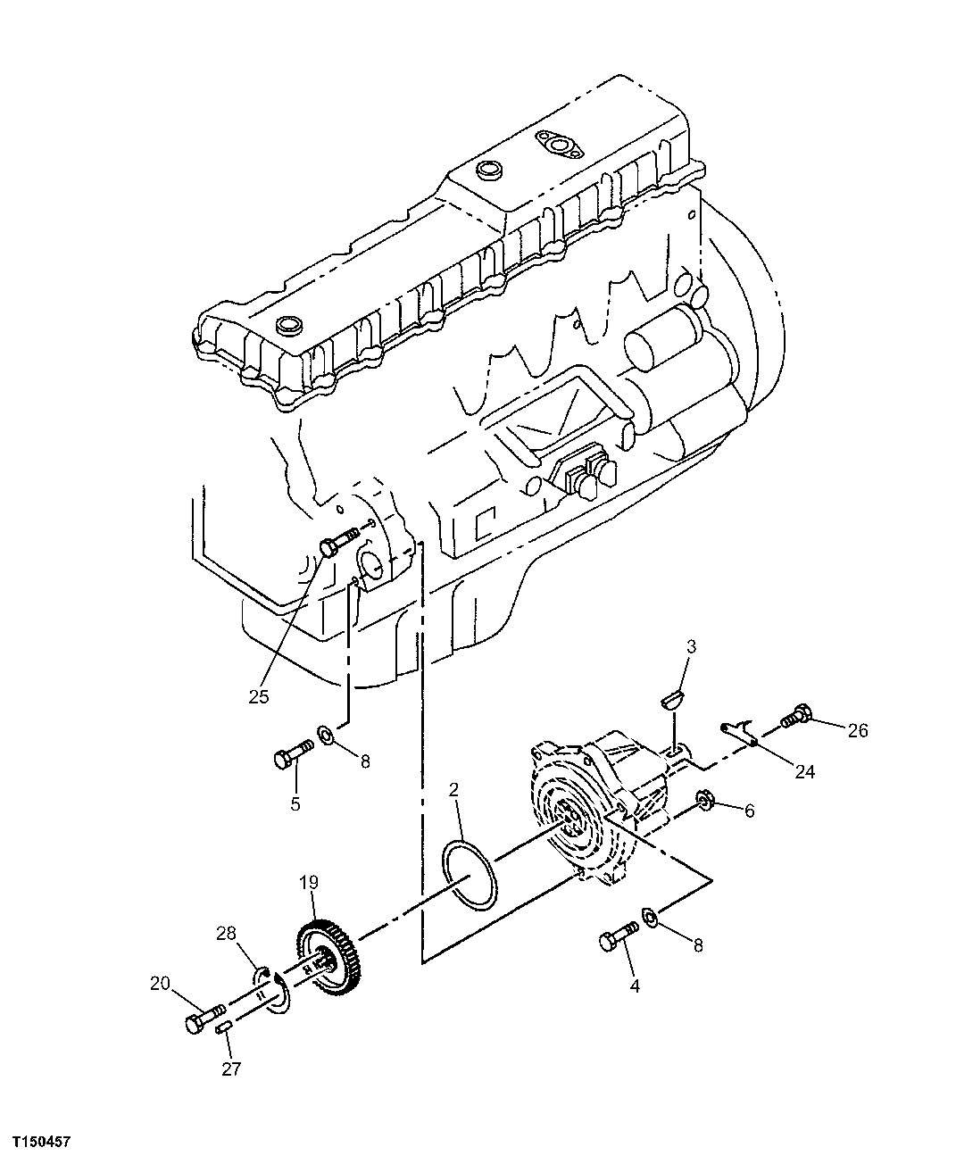 Схема запчастей John Deere 00C - 37 - FUEL INJECTION SYSTEM DRIVE GEAR 0413 FUEL INJECTION SYSTEM