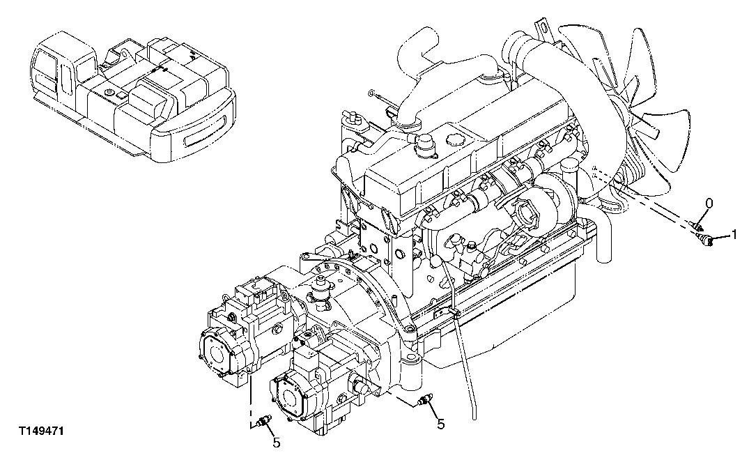 Схема запчастей John Deere 00C - 137 - ELECTRIC COMPONENTS 1674 WIRING HARNESS AND SWITCHES