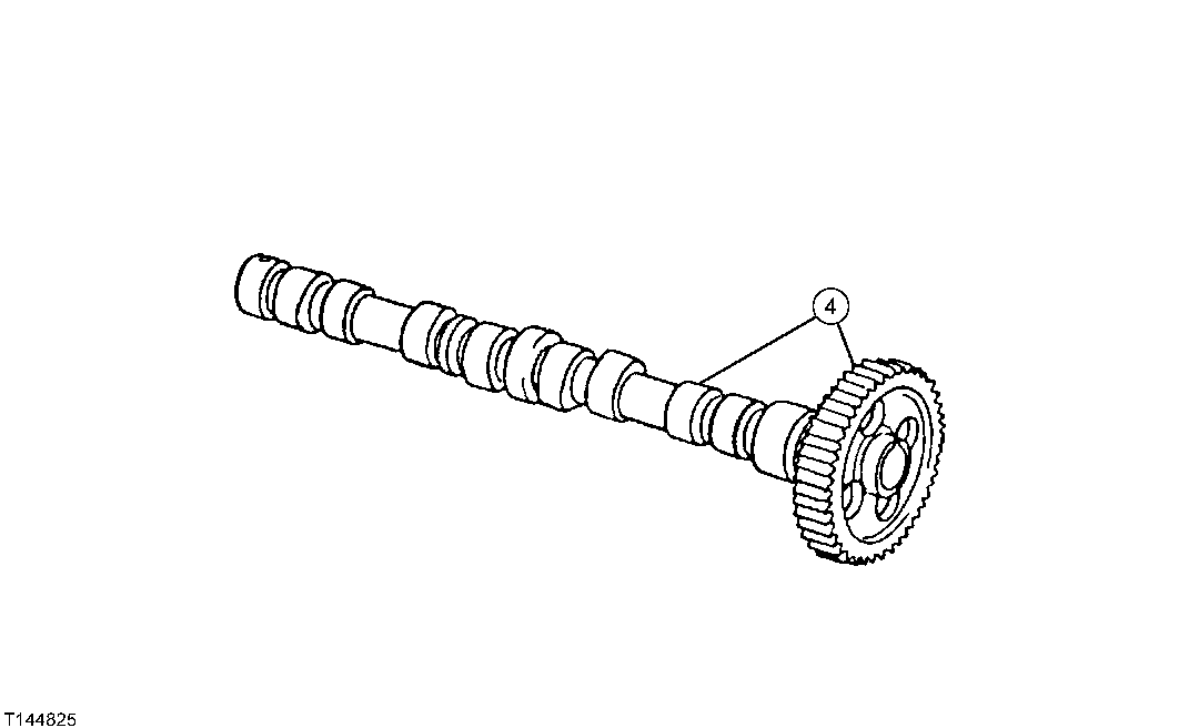 Схема запчастей John Deere 00CLC - 50 - 4613 CAMSHAFT 0400A Engine 6068HT053 6068HT053