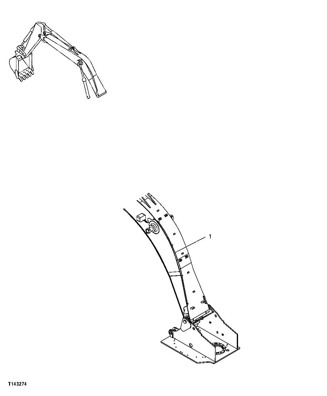 Схема запчастей John Deere 00CLC - 170 - BOOM LIGHT WIRE HARNESS 1674 WIRING HARNESS AND SWITCHES