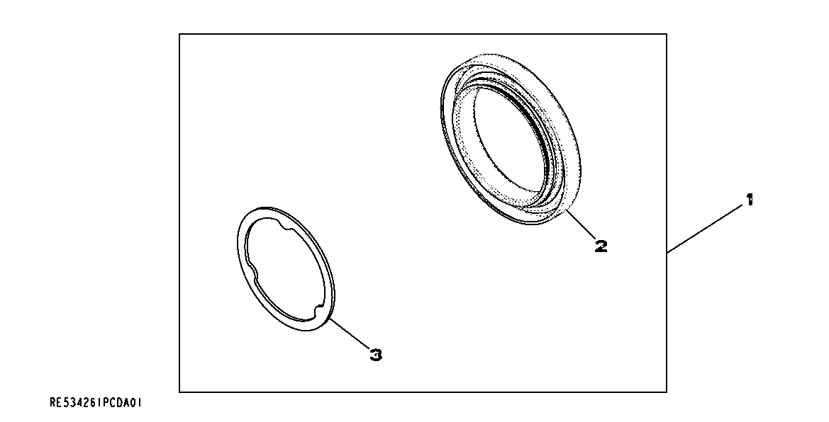 Схема запчастей John Deere 30CLC - 149 - 9901 (SEAL KIT) 0400B 6081HT008 6081HT008-RE527869 6081HT008