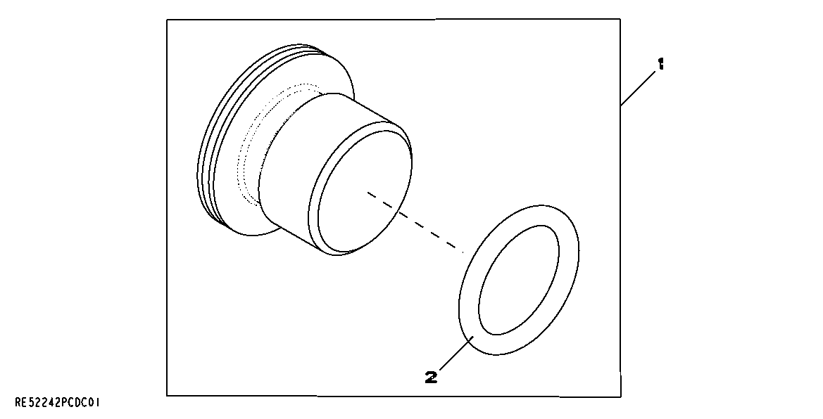 Схема запчастей John Deere 30CLC - 156 - 9901 (PLUG WITH ORING) 0400B 6081HT008 6081HT008-RE527869 6081HT008